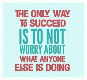 the only way to succeed