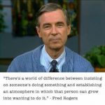 mr. rogers gets it, advice for sports moms