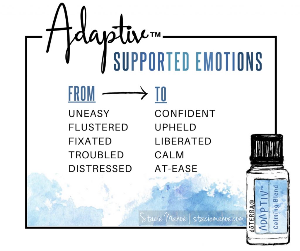 Adaptiv Calming Blend of essential oils for athletes. 
