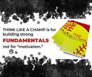 think like a champ journal is not for "motivation'